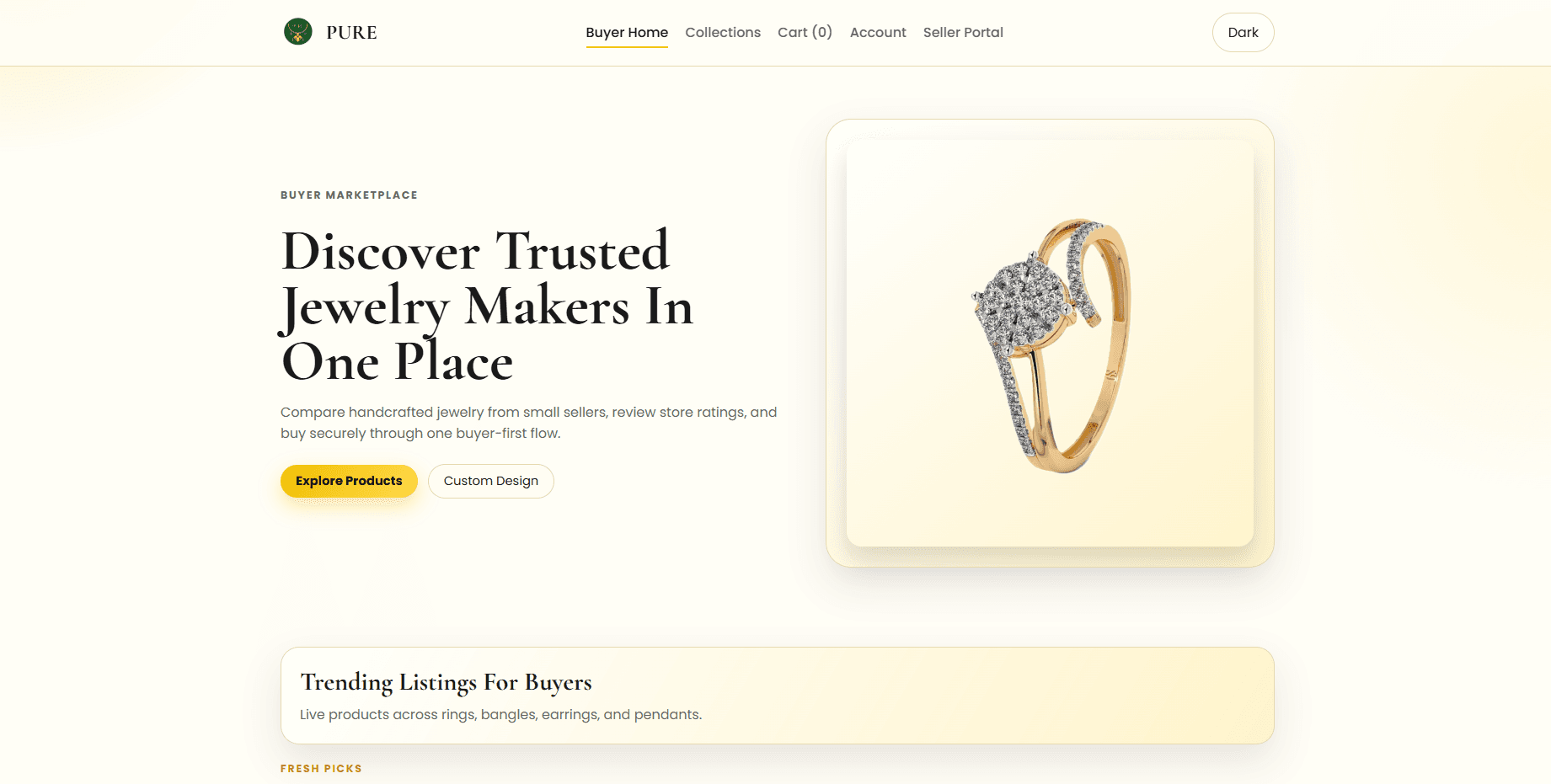 PURE E-Commerce project preview